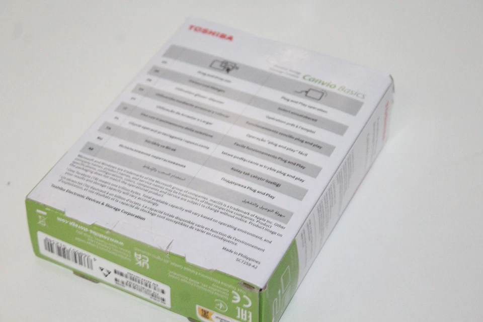 Toshiba Canvio Basics 2022 1TB (HDTB510EK3AA) Neu Rechnung MwSt - Bild 3 von 3