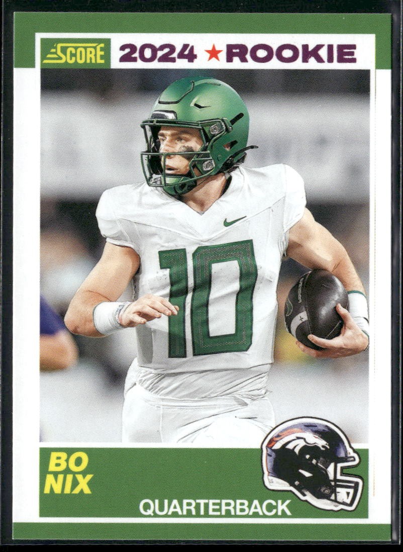 2024 Score #9 Bo Nix 35th Anniversary Rookies Pink
