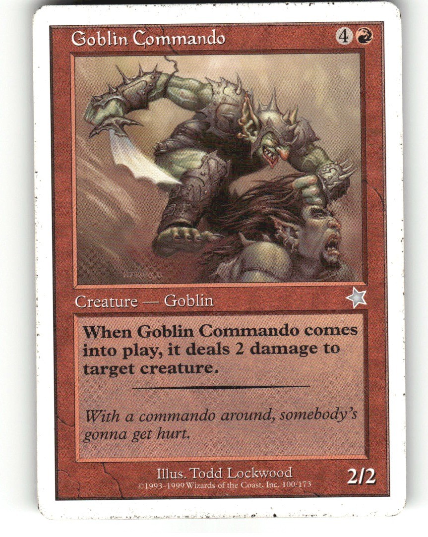 Magic TCG Card Goblin Commando