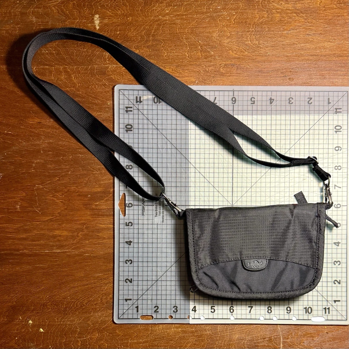 Sac messager/ Sac bandoulière en cuir au look vintage camel Roméo - Gr