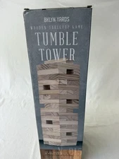 Bklyn Yards Limited Edition TUMBLE TOWER wooden tabletop game large