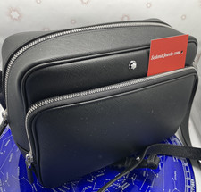 $1220 MSRP - Montblanc Messenger Bag 198127 s...