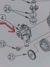 Pompa wodna pasuje do pompy wodnej Advance Nilfisk Clarke 56107708 Assy-LPG