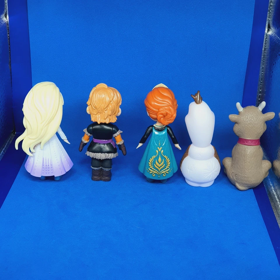 Elsa Sven Anna Kristoff Olaf Disney Frozen 2 Mini Figures Cake Toppers 8cm Foto 2 de 4