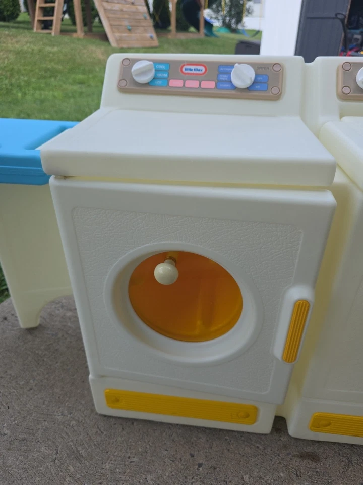 Vintage Little Tikes Tykes Kid Child Size Washer Dryer Ironing Board  - Image 2 of 4