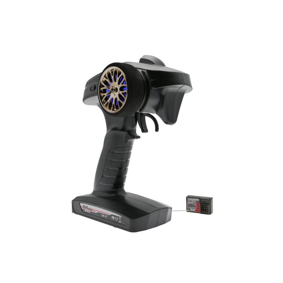 3CH 2.4GHz Remote Control Digital Radio Transmitter + Receiver For RC Car Boat J - Image 4 of 4