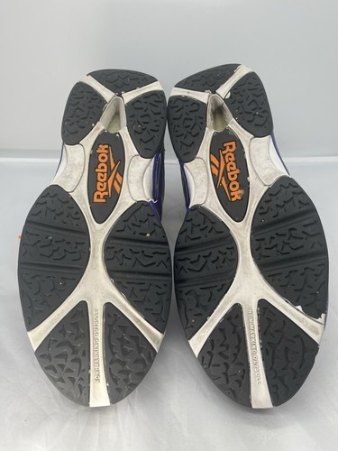 VTG Reebok Shawn Kemp Kamikaze I Mid Aztec M41453 Purple Teal Orange Size 10.5 - Picture 6 of 6