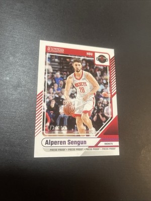 2024-25 Donruss #120 Alperen Sengun Press Proof Purple #/199