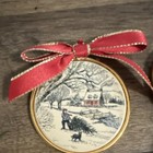 Hallmark Victorian Tree Chimes Vintage Christmas Ornaments Set of 4 1989 — photo 4