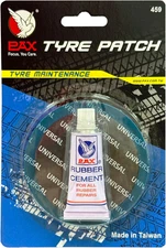 PAX 3Pcs 80Mm round Universal Tube and Tire Repair Patch Kit, for Radial and Bia