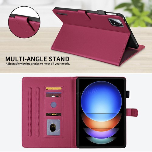 Case For Xiaomi Redmi Pad SE/Pro 12.1'' 2024 Mi Pad 6 6S Pro Smart Leather Cover - Picture 36 of 70