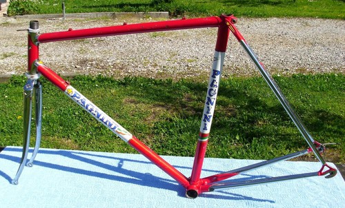 Pagnini Telaio acciaio bici corsa eroica vintage | eBay