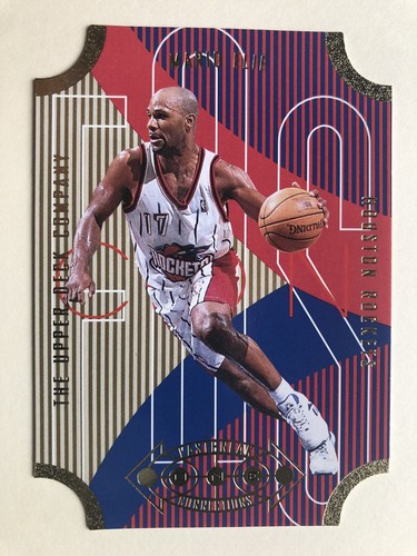 1996-97 Upper Deck Mario Elie "Fastbreak Connections" Die Cut #FB4 Rockets. - Picture 11 of 12