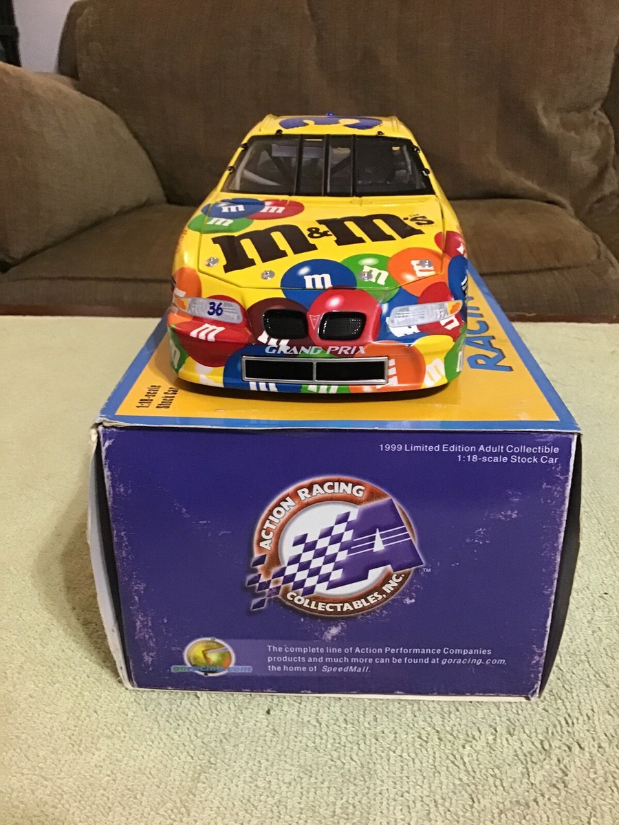 1999 Action ERNIE IRVAN #36 M&M's Pontiac Grand Prix 1/18 SCALE
