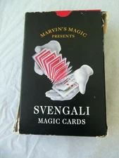 Marvin’s Magic Svengali Magic Cards Deck & Manual! SECRET INSTRUCTIONS!  BELGIUM