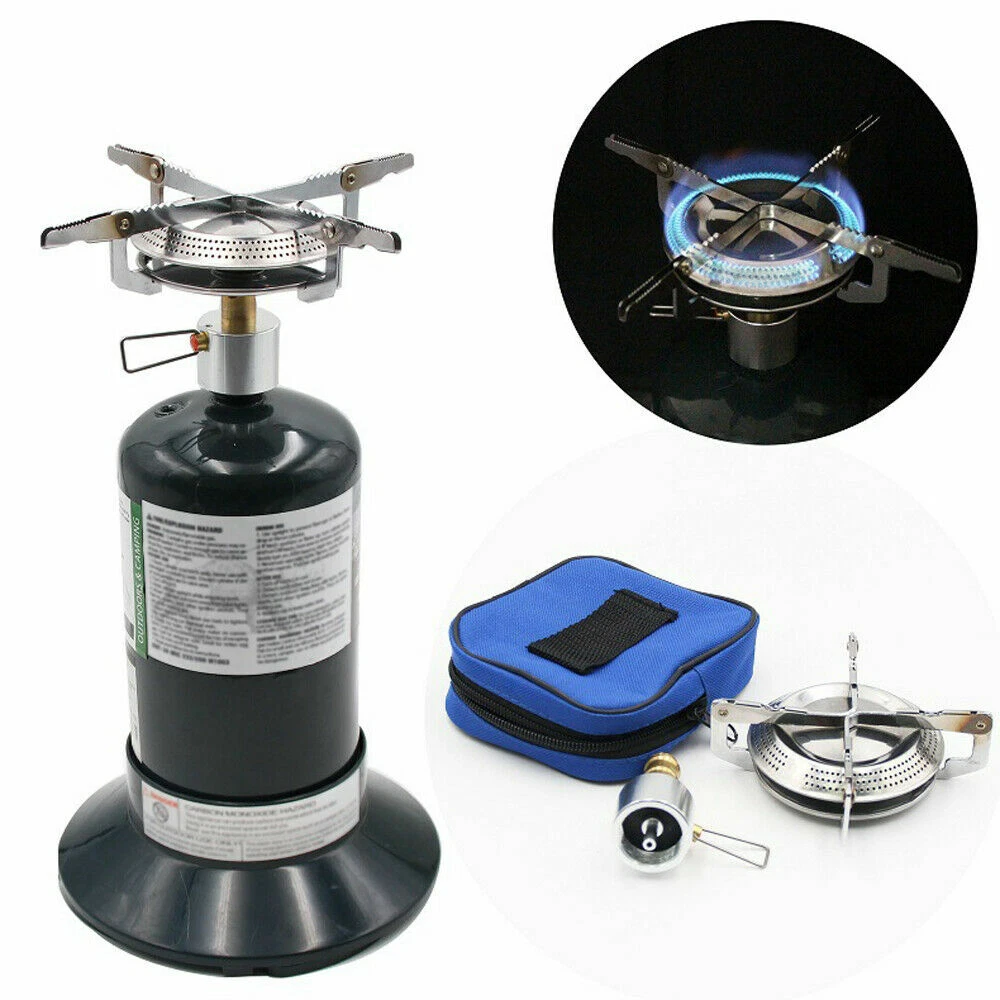 Portable Mini Propane Gas Burner Stove for Outdoor Picnic Camping Cooking  BBQ | eBay