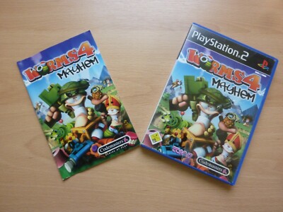 Worms 4: Mayhem >> Playstation PS2 Spiel komplett mit Anleitung OVP CIB