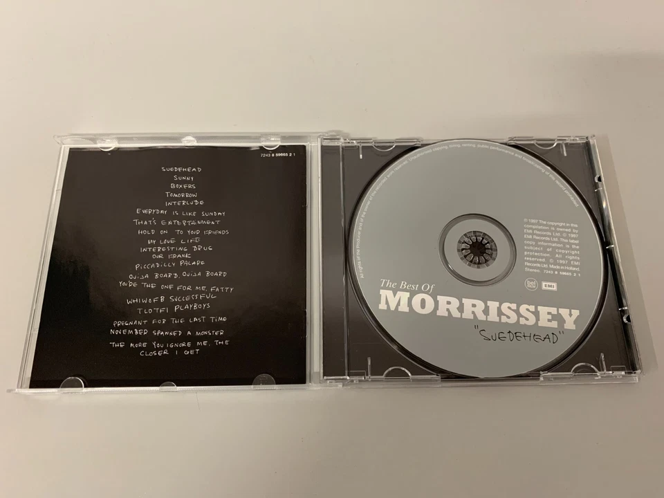 Morrissey ‎– Suedehead - The Best Of Morrissey - CD © 1997 (EMI 100) Quija Board - Bild 2 von 3