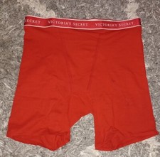 Victoria secret logo boxer brief new size Small Red