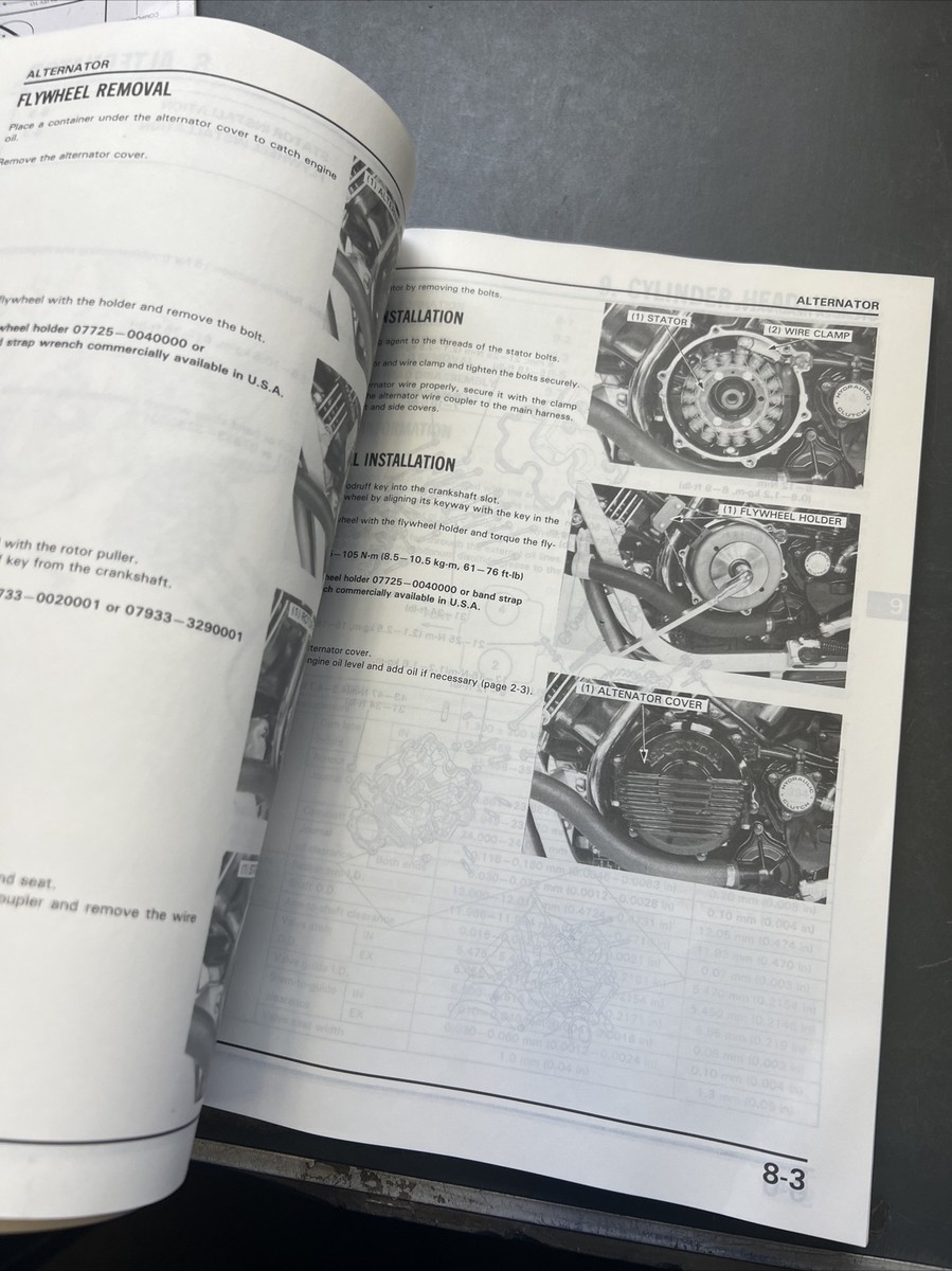 HONDA　VF1000R　サービスマニュアル　SHOP MANUAL Service Manual 85-86 VF1000 VF1000R OEM Honda Shop Repair