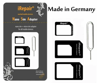 SIM KARTEN ADAPTER iPHONE HANDY NADEL FÜR TELEKOM SIM KARTEN XTRA CARD MI XIAOMI - Bild 1 von 4