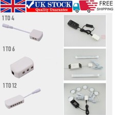 Junction Box Led Spotlight Splitter Connector Light Part Accessory 4/6/12Port UK