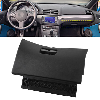 Handschuhfachdeckel schwarz für BMW 3er Coupe E46 316 318 320 323 325 330Ci
