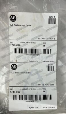 AB 1747-C20 SLC REPLACEMENT CABLE SER.B Spot Goods UPS Expedited Shipping