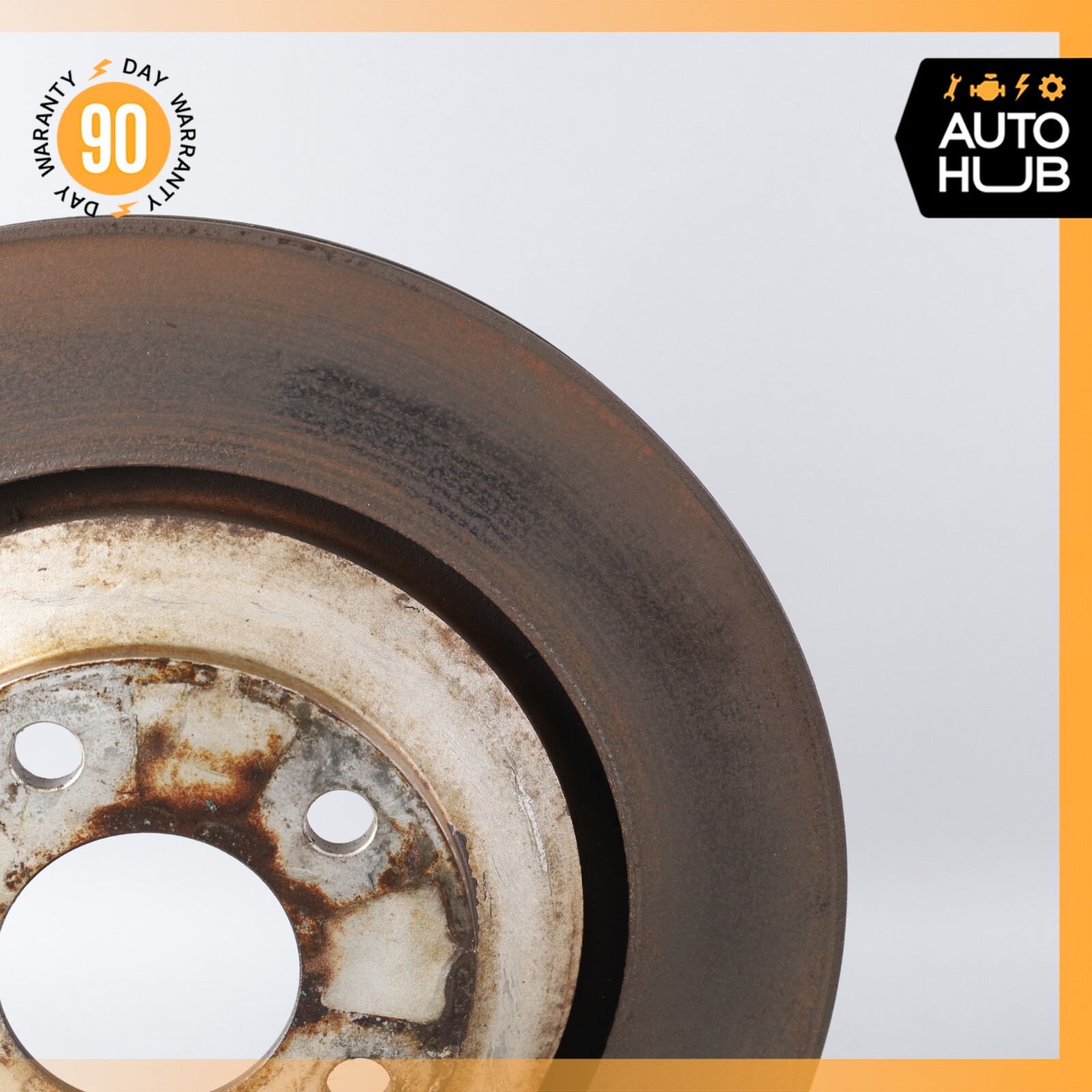 03-18 Bentley Continental Flying Spur Rear Left & Right Brake Rotors Disc OEM