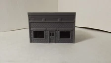 N. Scale Single Small Commercial Building 3D Printed TB21
