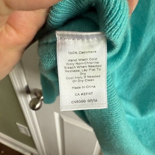 Talbots 100% Pure Cashmere Turtleneck Sweater Size Medium - Bild 4 von 10