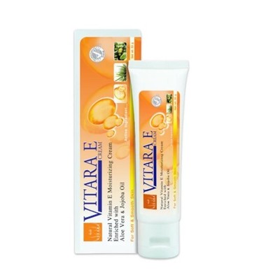 Vitara-E Natural Vitamin E Moisturizing Cream Prevent Wrinkles Stretch Marks 50g