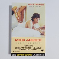 MICK JAGGER - 'She's The Boss' Cassette Tape Album 1985 AUST. PRESSING, CBS