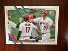 2021 Topps #621 Mike Trout and Shohei Ohtani Team Card Base Angels