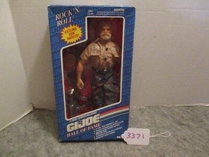 GI JOE 12"HALL OF FAME"ROCK N ROLL" COLLECTOR'S EDITION . BOXED JOE ONLY
