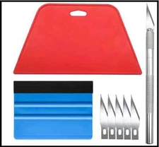 Wallpaper Smoothing Tool Kit for Adhesive Contact Paper Application Window Film*