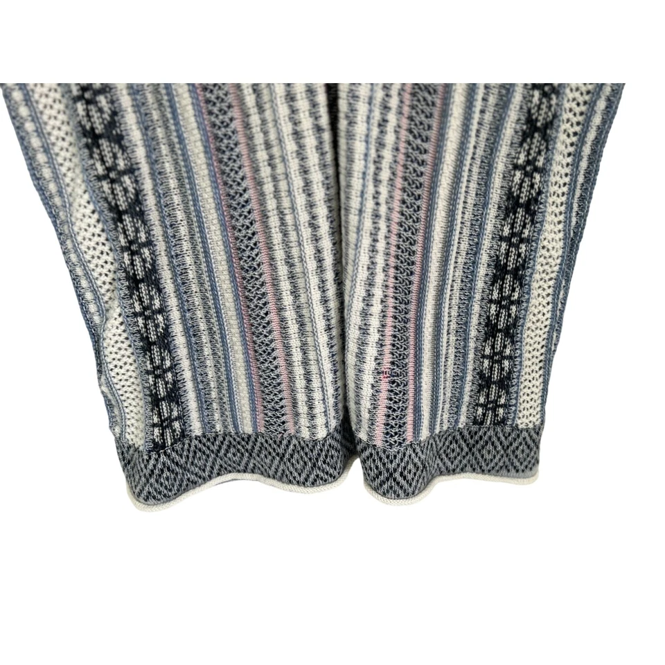 Túnica FAHERTY Tejida a Rayas Algodón Cachemira Top Encubrimiento Cuello en V - Talla Única Foto 4 de 4