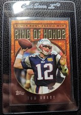 2004 TOPPS RING OF HONOR #RH-38 TOM BRADY NEW ENGLAND PATRIOTS MVP MINT