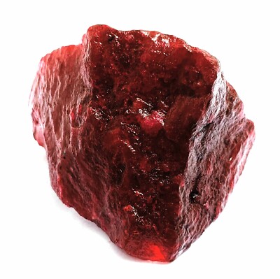 DYED NATURAL CERTIFIED 4025 CT AFRICAN BLOOD RED RUBY ROUGH LOOSE