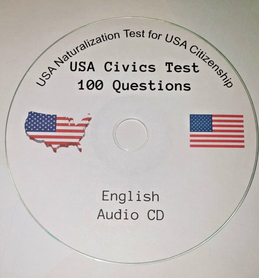 USA 2008 Version Citizenship English Civics Test, 100 Questions Answers Audio CD - Image 2 of 4