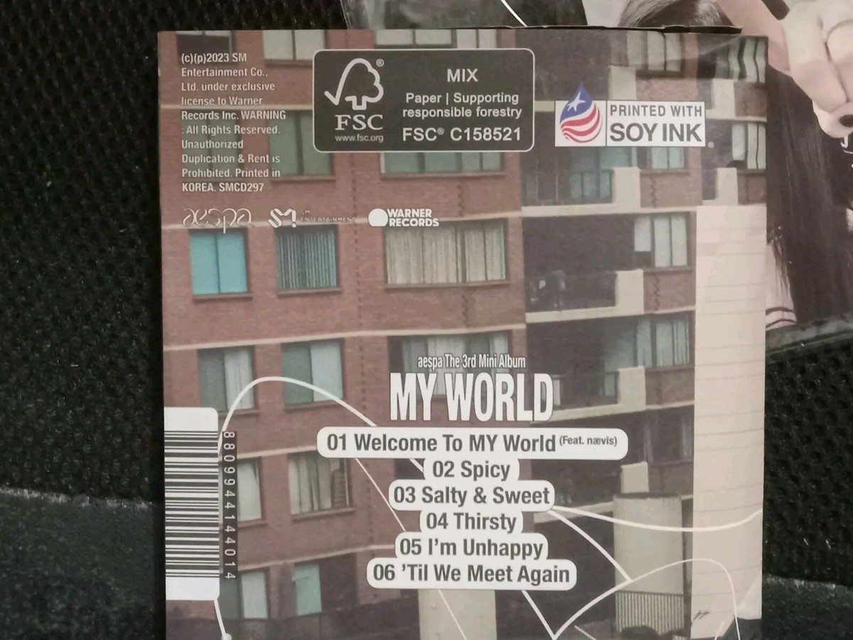 Aespa My World 3rd Mini Album Walmart Exclusive Giselle Aespa My World 3rd Mini Album Walmart Exclusive Giselle