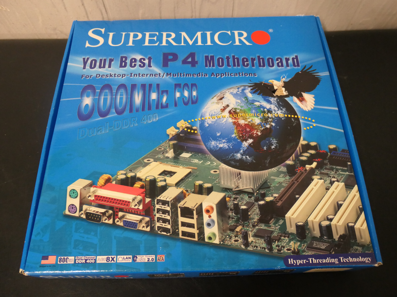 Supermicro P4 MOTHERBOARD P4SCT+-0  New in Box