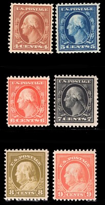 MOMEN: US STAMPS #503-509 MINT OG H/1NH(4c) LOT #84163* | eBay