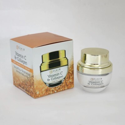 CLAIR Beauty Vitamin C & Collagen Anti-Aging Eye Cream Brightening New Exp 2025+