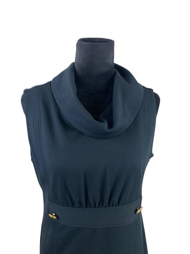 Lilly Pulitzer Finn Ponte Knit Cowl Neck Dress Size M - 第 2/11 張圖片