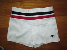 AUTHENTIC Vintage 1980s NIKE Blue Tag TENNIS Shorts agassi john mcenroe Sz 30 S