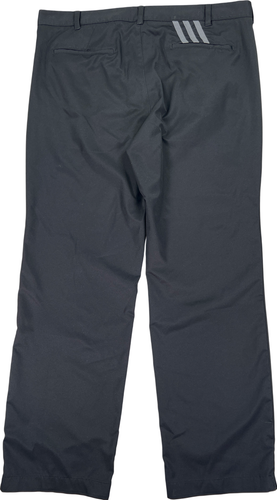 Adidas Men’s Black Straight Leg Golf Pants - 38x32 - Picture 2 of 3