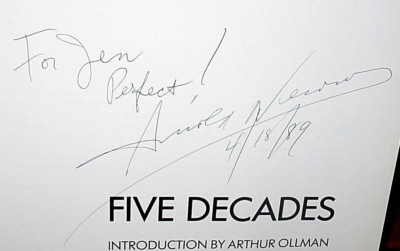 SIGNED Arnold Newman Five 5 Decades Marc Chagall Pablo Picasso