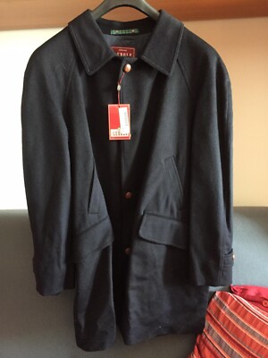 Lebole Herren Jacke Reine Schurwolle Alpaka Wintermantel Elegant Jacke