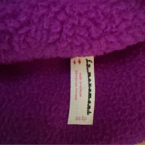 New Free People Hit The Slopes Fleece Jacket in Purple Bomber FP Movement Sz XS - Picture 9 of 13